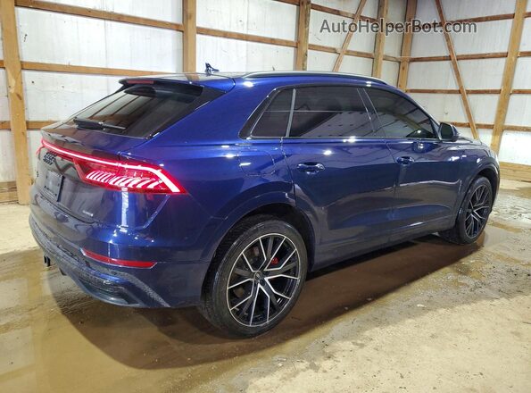 WA1EVAF12MD032194 2021 AUDI Q8 Blue Tył prawy