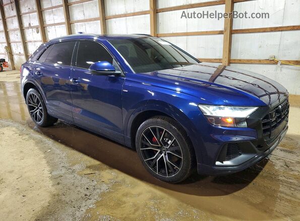 WA1EVAF12MD032194 2021 AUDI Q8 Blue Przód prawy