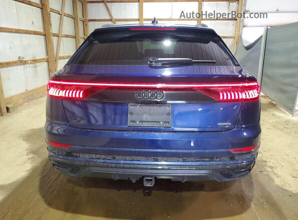 WA1EVAF12MD032194 2021 AUDI Q8 Blue Widok z tyłu
