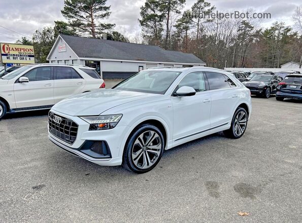 WA1EVBF16LD019176 2020 AUDI Q8 Белый Задняя левая четверть