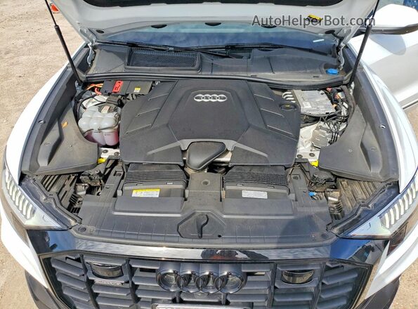 WA1EVBF16PD020401 2023 AUDI Q8 White Widok komory silnika