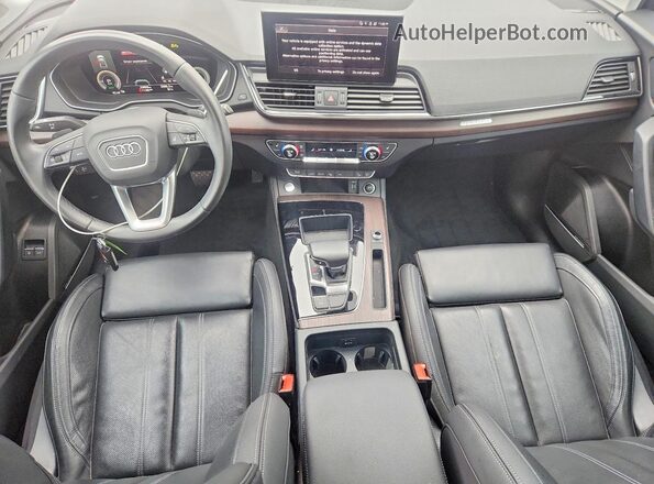 WA1F2AFY0P2102835 2023 AUDI Q5 Blue Widok deski rozdzielczej