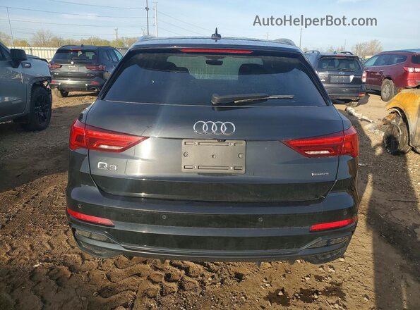WA1FECF36L1028554 2020 AUDI Q3 Black Հետևի տեսք