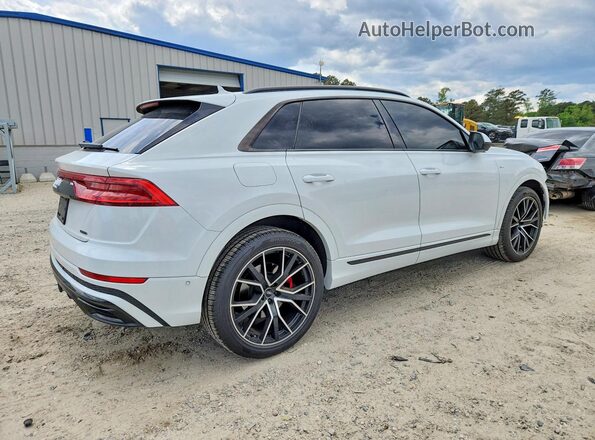 WA1FVAF10KD038786 2019 AUDI Q8 Белый Задняя правая четверть