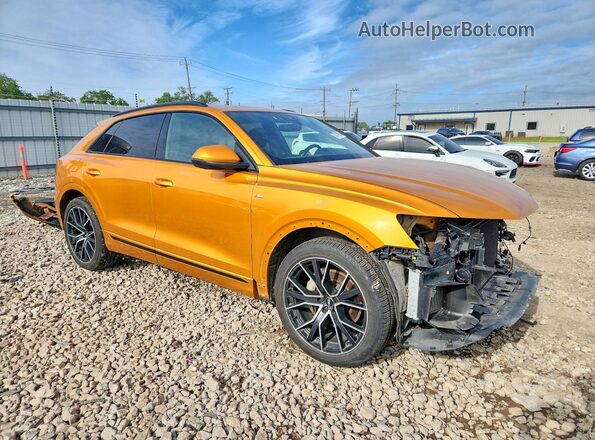 WA1FVAF11KD004582 2019 AUDI Q8 Orange Առջևի աջ