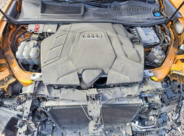 WA1FVAF11KD004582 2019 AUDI Q8 Orange Շարժիչի բաժամունքի տեսք