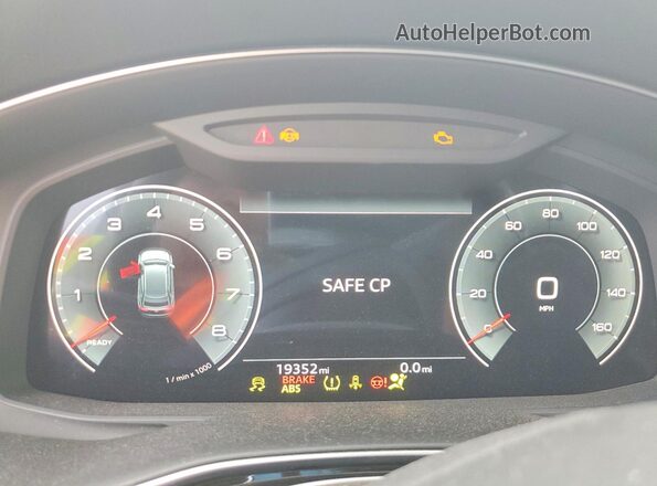 WA1FVBF15PD000600 2023 AUDI Q8 Белый Вид щитка приборов
