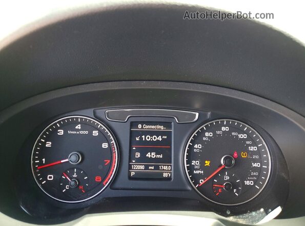 WA1GCCFSXHR006924 2017 AUDI Q3 White ხელსაწყოთა პანელის ხედი