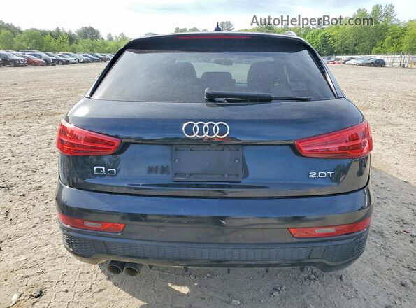 WA1GFCFS4GR010165 2016 AUDI Q3 Black Вид ззаду