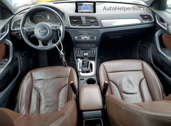 WA1GFCFS7GR022276 2016 AUDI Q3 White Widok deski rozdzielczej
