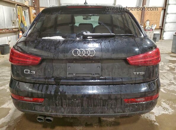 WA1HCCFS0JR010863 2018 AUDI Q3 Black Rear view