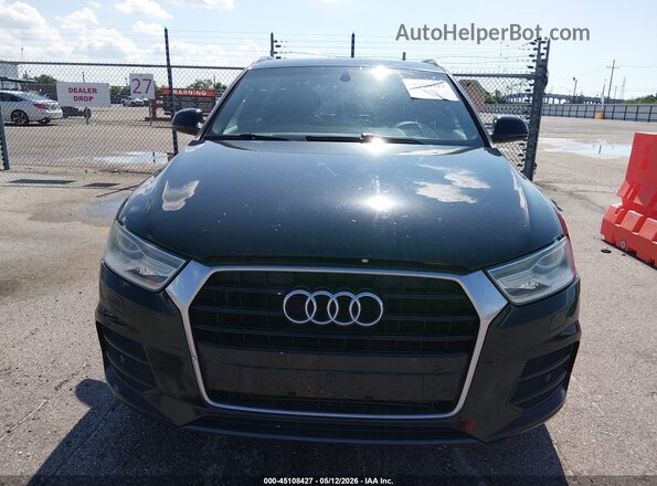WA1HCCFS1HR005553 2017 AUDI Q3 Black Front view