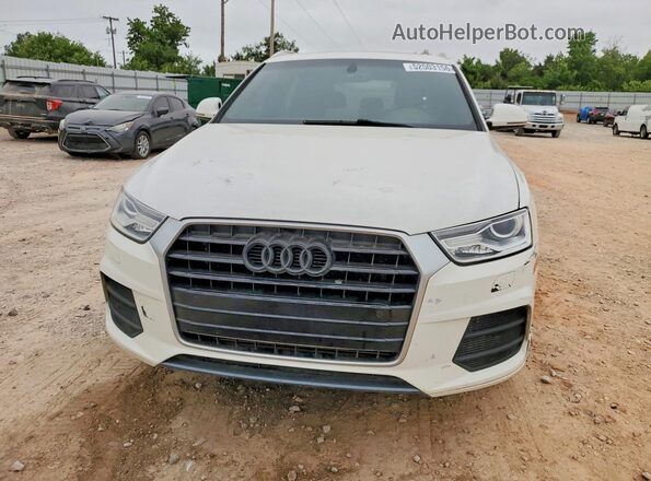 WA1HCCFS4HR016854 2017 AUDI Q3 Белый Вид спереди
