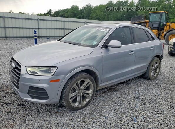 WA1HCCFSXHR005888 2017 AUDI Q3 Серебряный Передняя левая четверть