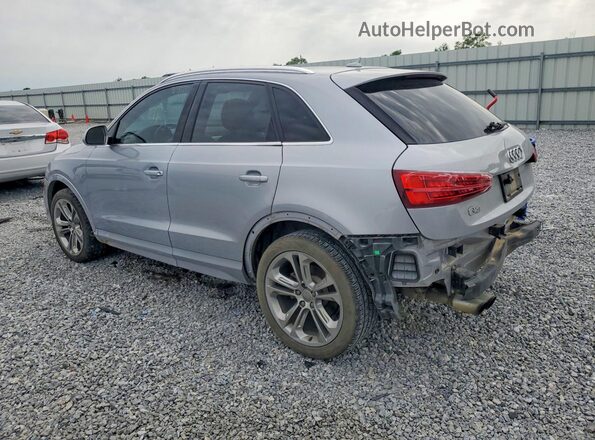 WA1HCCFSXHR005888 2017 AUDI Q3 Серебряный Задняя левая четверть