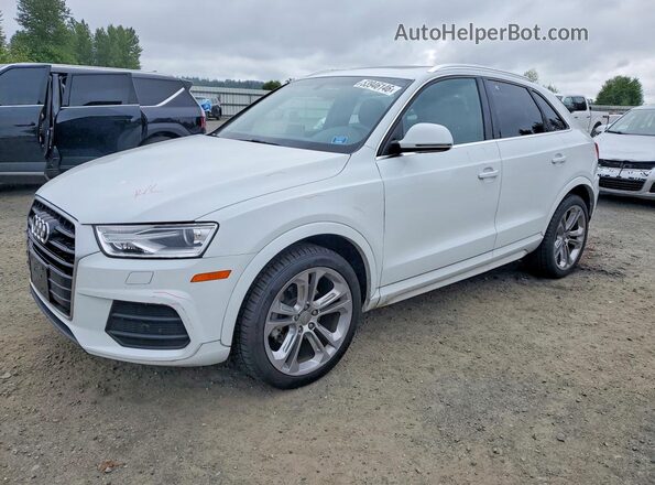 WA1JCCFS0HR008154 2017 AUDI Q3 White წინა მარცხენა ხედი სამი მეოთხედიდან