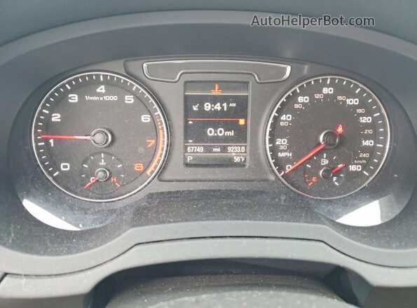 WA1JCCFS0HR008154 2017 AUDI Q3 White ხელსაწყოთა პანელის ხედი