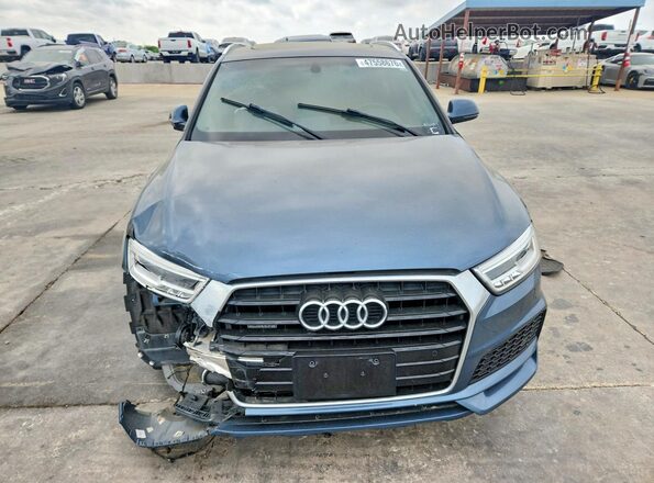 WA1JCCFS3JR027206 2018 AUDI Q3 Blue წინა ხედი