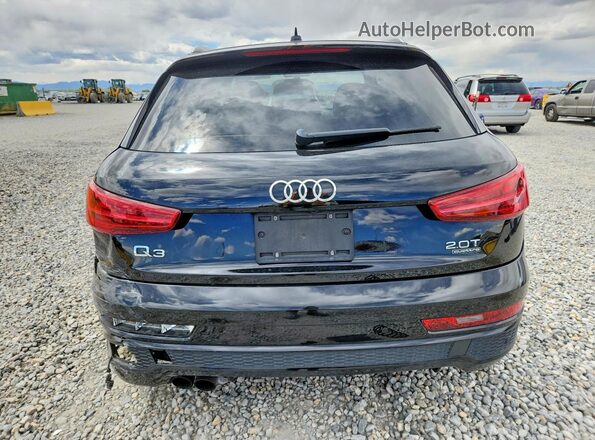 WA1JCCFS6JR019357 2018 AUDI Q3 Black Вид ззаду