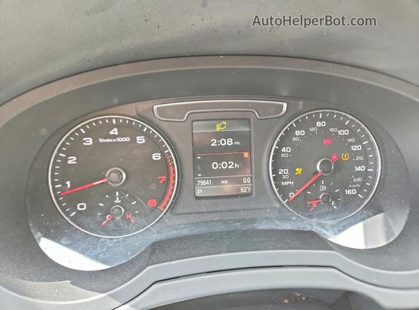 WA1JCCFS7JR031081 2018 AUDI Q3 Black Instrument cluster view