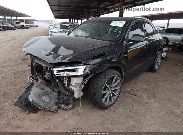 WA1JCCFSXJR006983 2018 AUDI Q3 Black Передня ліва чверть