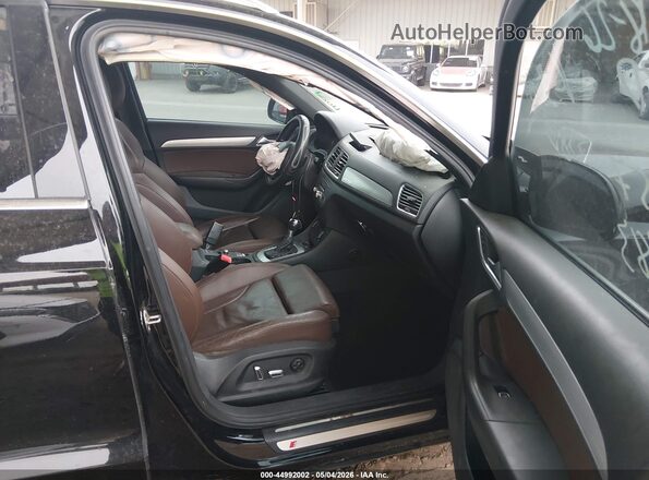 WA1JCCFSXJR006983 2018 AUDI Q3 Black Вид салону спереду