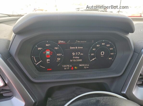 WA1KUBFZ2RP058124 2024 AUDI Q4 White Вид щитка приладів