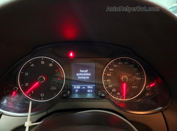 WA1L2AFP6GA125133 2016 AUDI Q5 White Вид щитка приладів