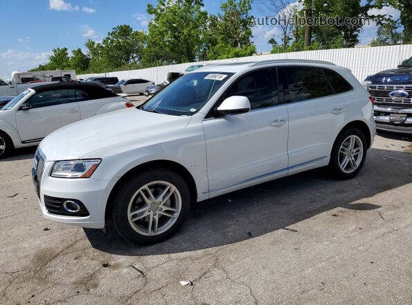 WA1L2AFP7HA020649 2017 AUDI Q5 White წინა მარცხენა ხედი სამი მეოთხედიდან