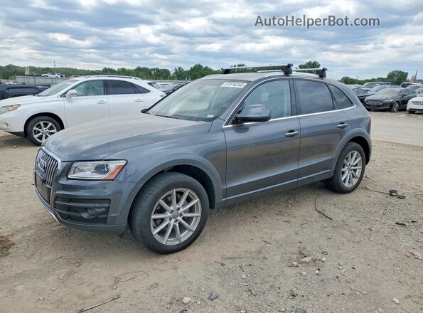 WA1L2AFP9HA047660 2017 AUDI Q5 Gray Առջևի ձախ երեք քառորդ տեսարան