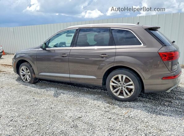 WA1LAAF70HD013396 2017 AUDI Q7 Коричневый Задняя левая четверть