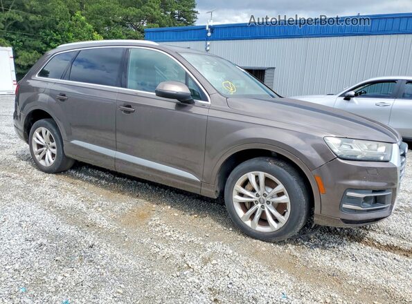 WA1LAAF70HD013396 2017 AUDI Q7 Коричневый Передняя правая четверть