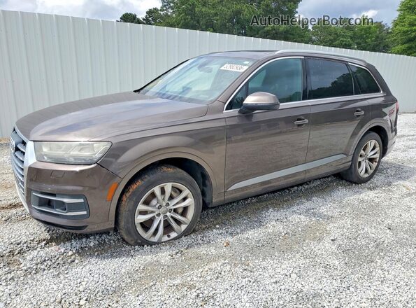 WA1LAAF70HD013396 2017 AUDI Q7 Коричневый Передняя левая четверть