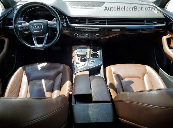 WA1LAAF70HD022339 2017 AUDI Q7 Черный Вид панели приборов