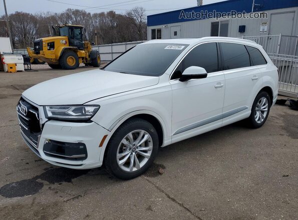 WA1LAAF71JD037261 2018 AUDI Q7 White Przód lewy