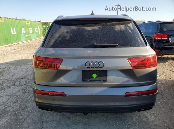 WA1LAAF72HD006000 2017 AUDI Q7 Gray Widok z tyłu