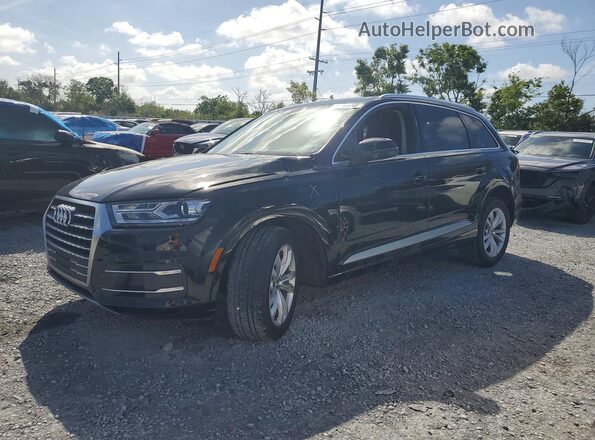 WA1LAAF72JD036393 2018 AUDI Q7 Black Przód lewy