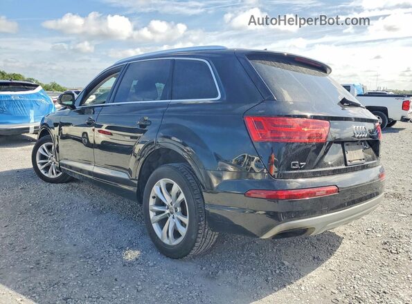 WA1LAAF72JD036393 2018 AUDI Q7 Black Tył lewy