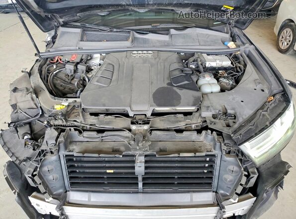 WA1LAAF74JD012404 2018 AUDI Q7 Синий Вид подкапотного пространства