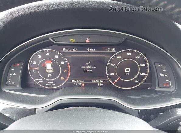 WA1LAAF75HD001681 2017 AUDI Q7 Black Vista de los asientos traseros