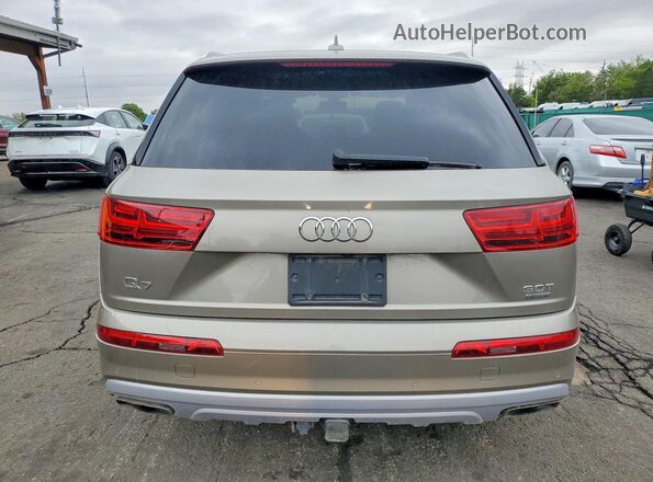 WA1LAAF75HD050833 2017 AUDI Q7 Золотой Вид сзади