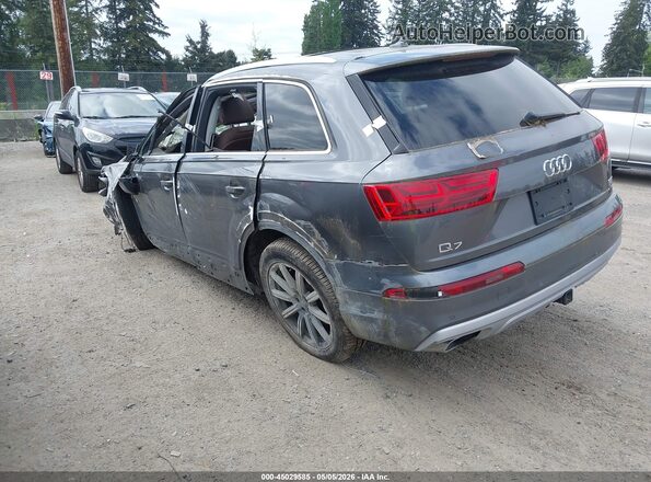 WA1LAAF75JD052121 2018 AUDI Q7 Серый Задняя левая четверть