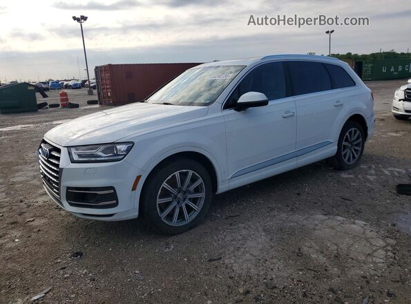 WA1LAAF76JD027261 2018 AUDI Q7 White Przód lewy