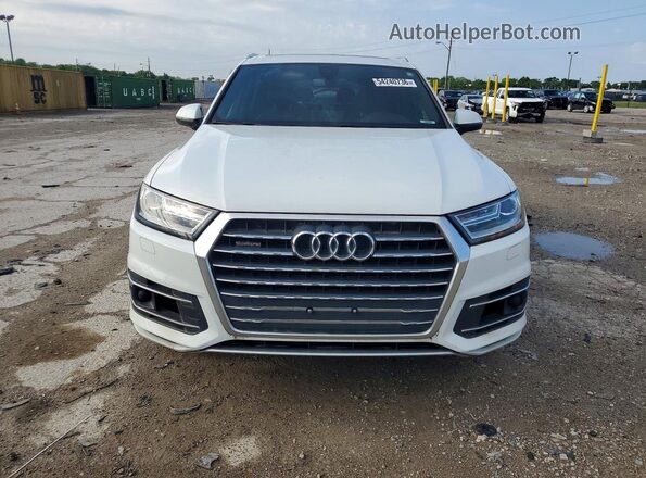 WA1LAAF76JD027261 2018 AUDI Q7 White Widok z przodu