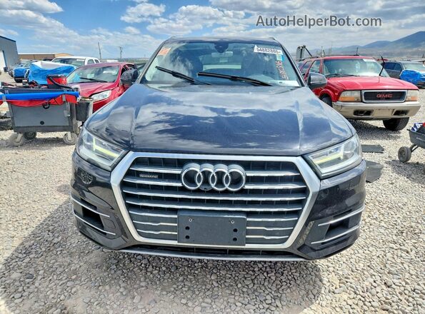 WA1LAAF78HD003408 2017 AUDI Q7 Black Widok z przodu