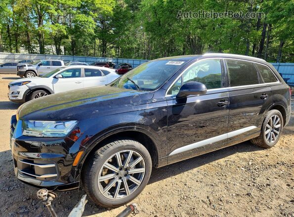 WA1LAAF78HD014117 2017 AUDI Q7 Black Առջևի ձախ երեք քառորդ տեսարան