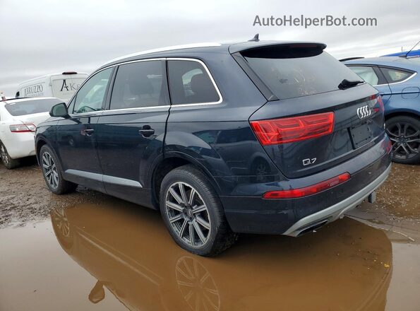 WA1LAAF78HD025022 2017 AUDI Q7 Black Tył lewy