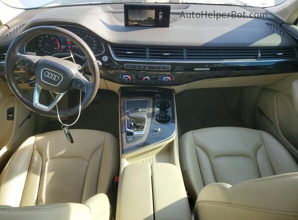 WA1LAAF78JD019243 2018 AUDI Q7 Белый Вид панели приборов
