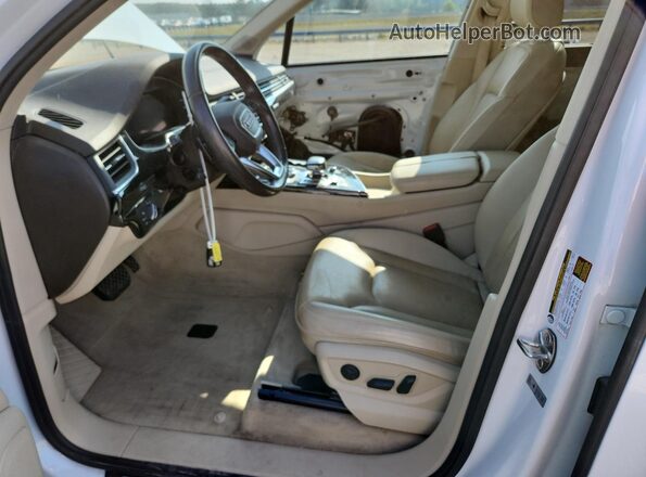 WA1LAAF79JD000118 2018 AUDI Q7 Бежевый Вид салона спереди