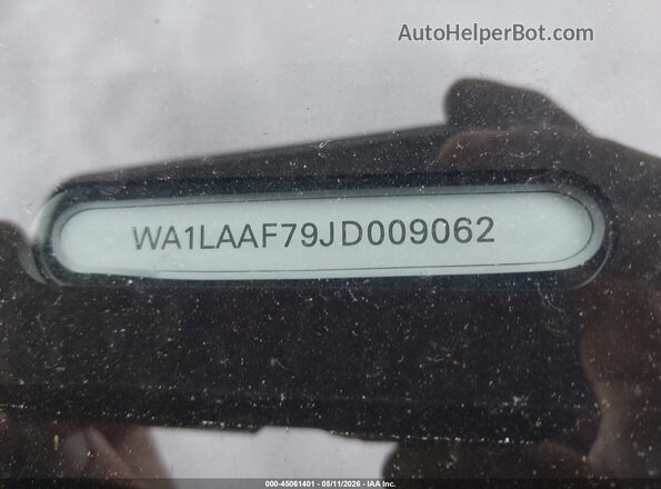 WA1LAAF79JD009062 2018 AUDI Q7 Black 
